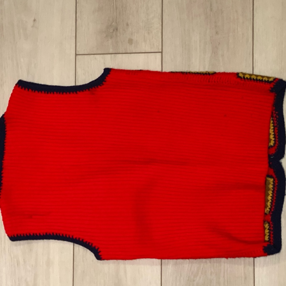 Vintage Patchwork Sweater Vest - Picture 2 of 6